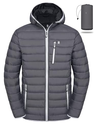 Amazon.com: Little Donkey Andy Men's Packable Lightweight Puffer